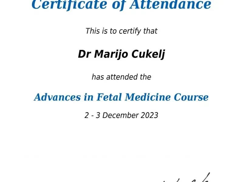 dr. Marijo Čukelj – certifikat 3