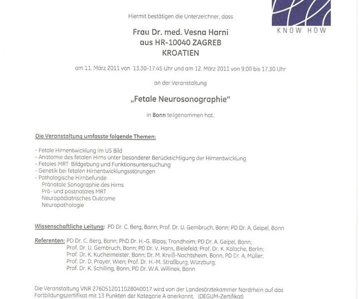 dr.sc.Vesna Harni – certifikat 9